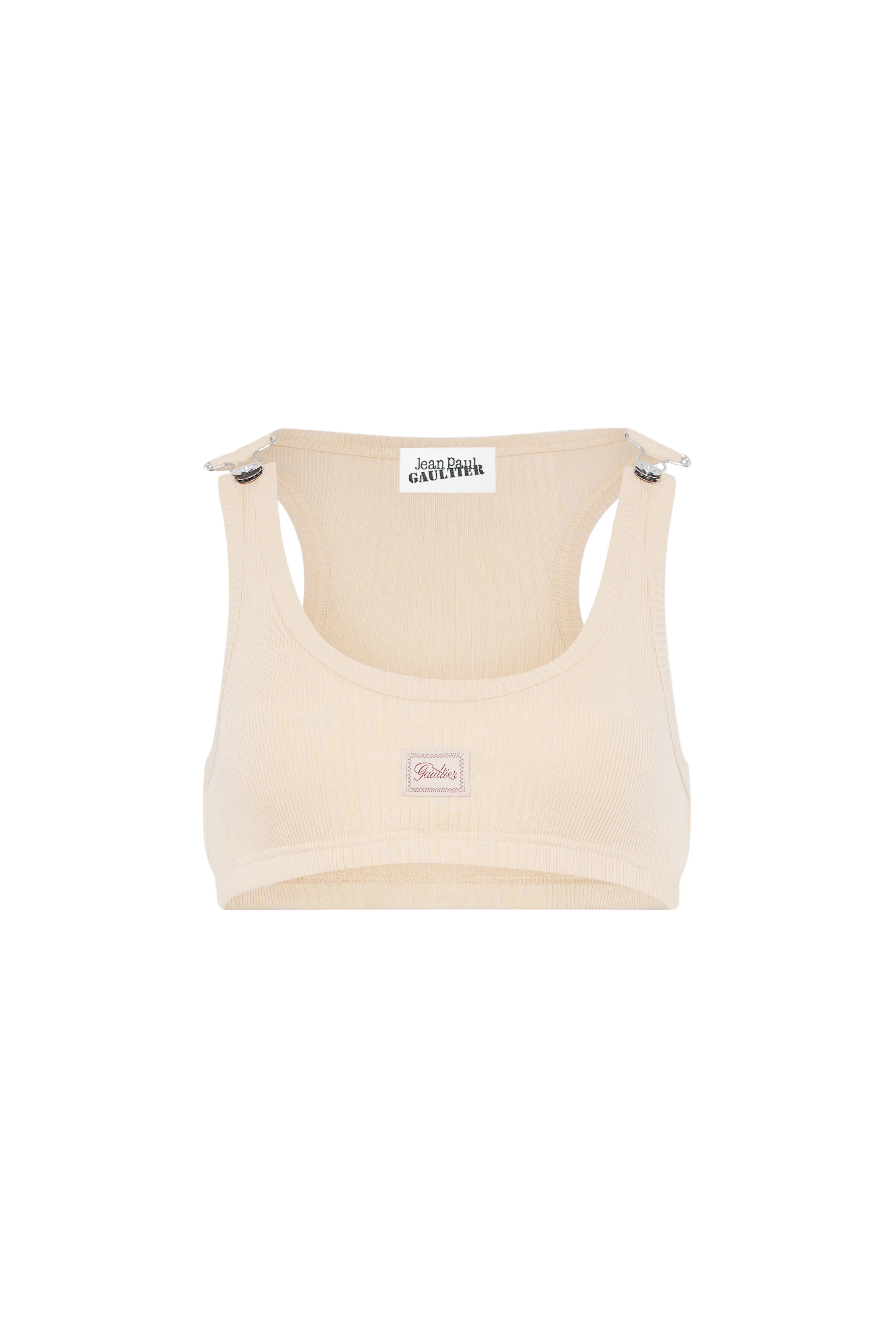 WOMEN - THE BEIGE GAULTIER PATCH BRA - JPG