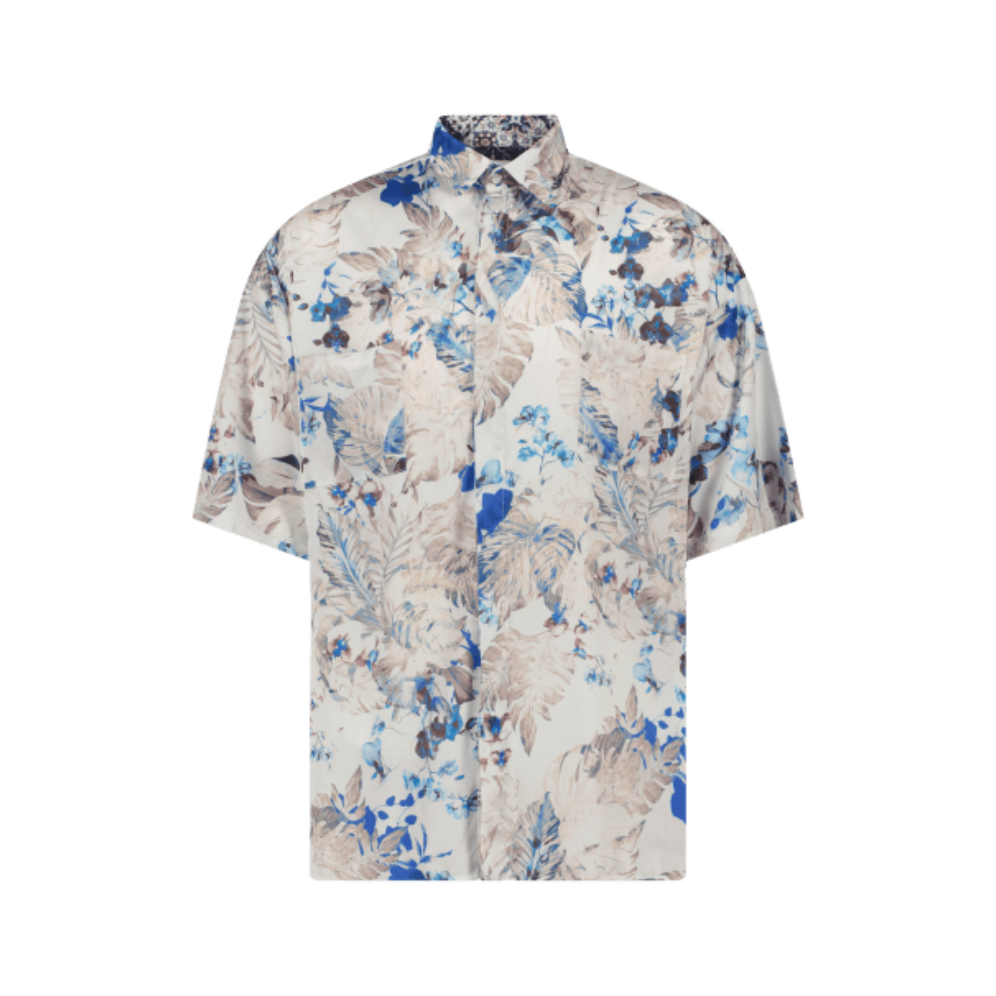 MEN - The Jude Shirt Blue Flower - Swan Paris