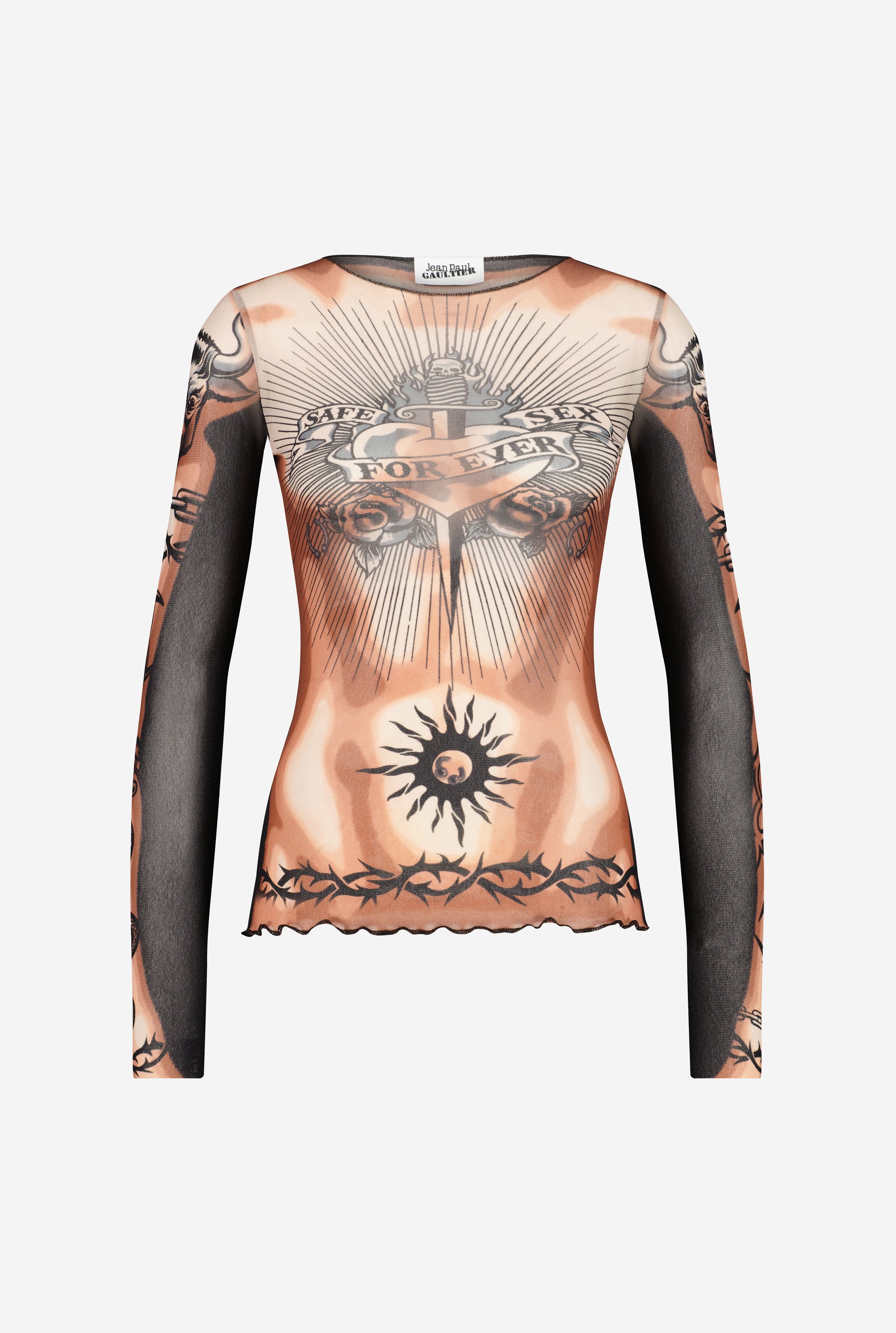 WOMEN - RE-EDITION THE SAFE SEX TATTOO TOP - JPG