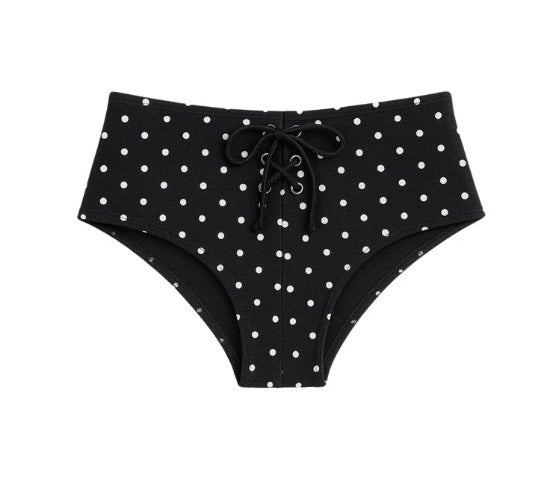 WOMEN - BLACK SHORTY POLKA DOT - Morphology