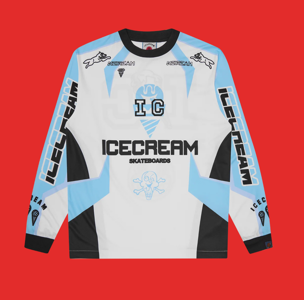 MEN - MOTORCYCLE L/S T-SHIRT MULTI - ICE CREAM