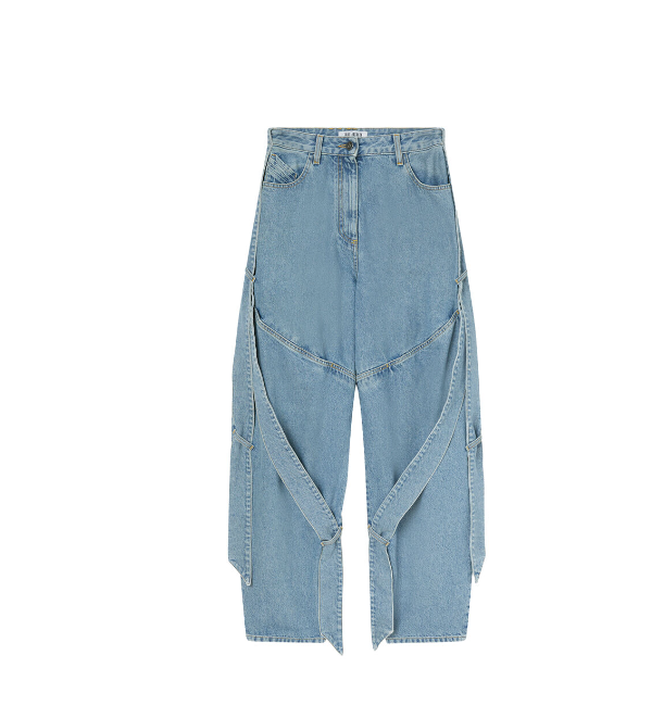 WOMEN - SKY BLUE LONG PANT - The Attico
