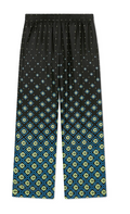 WOMEN-Degrade Monogram Silk Trousers-CASA BLANCA