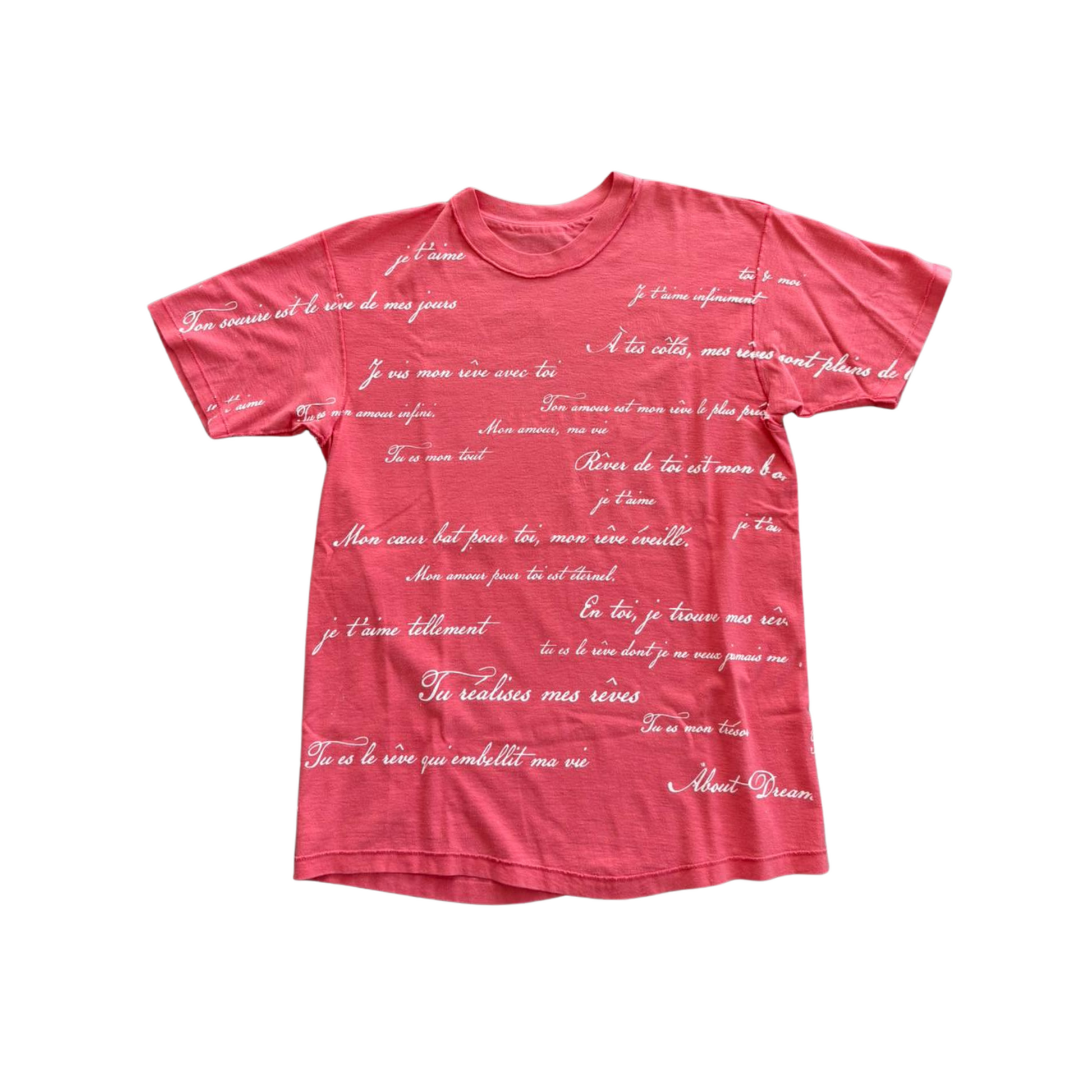 MEN - VINTAGE TEE RED/WHITE - About Dreams