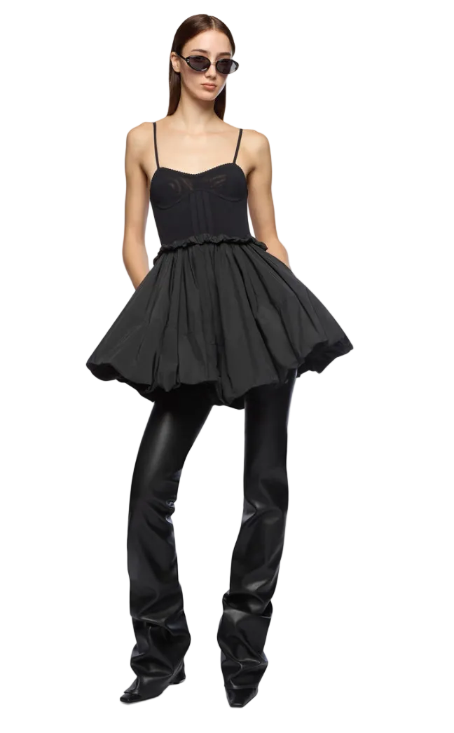 WOMEN - BLACK MINI DRESS - The Attico