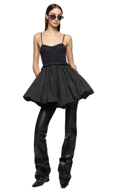 WOMEN - BLACK MINI DRESS - The Attico