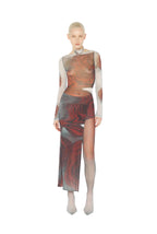 WOMEN - The Red Blurry Roses Skort - JPG