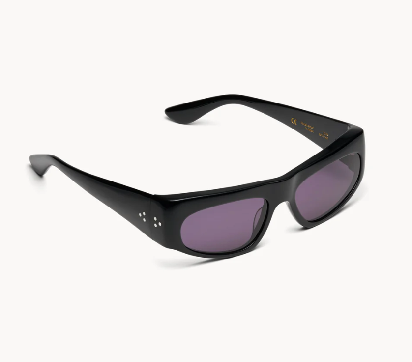 SUNGLASSES - ELIN BLACK ACETATE - Port Tanger