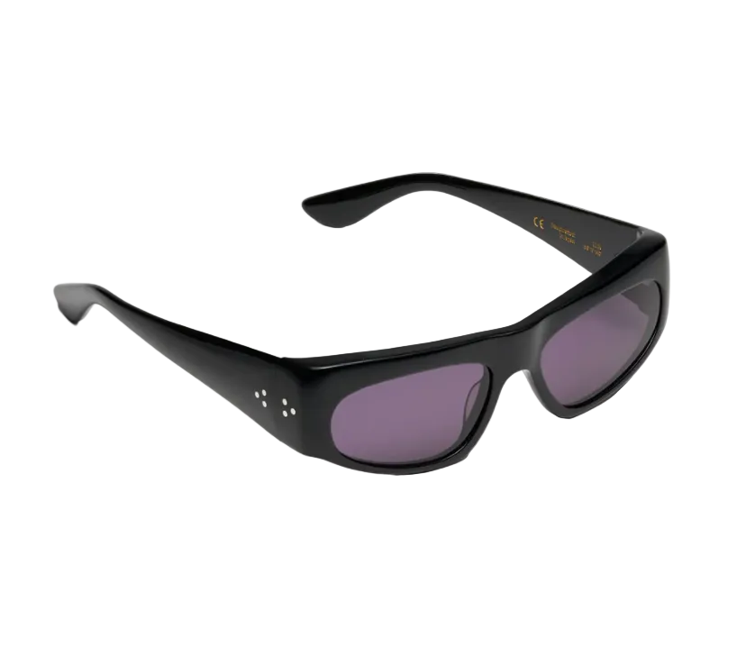 SUNGLASSES - ELIN BLACK ACETATE - Port Tanger