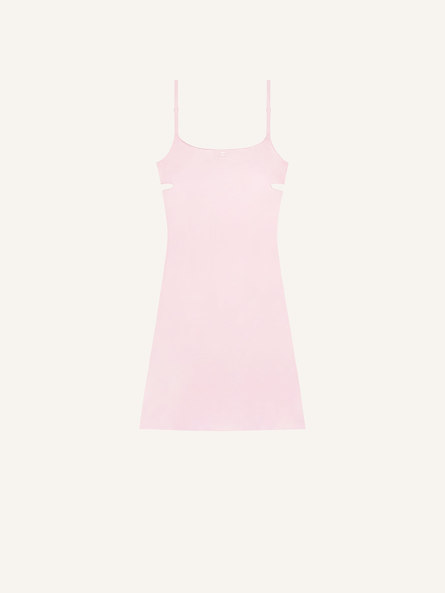 WOMEN - DRESS LINGERIE SILK PINK - Courrèges