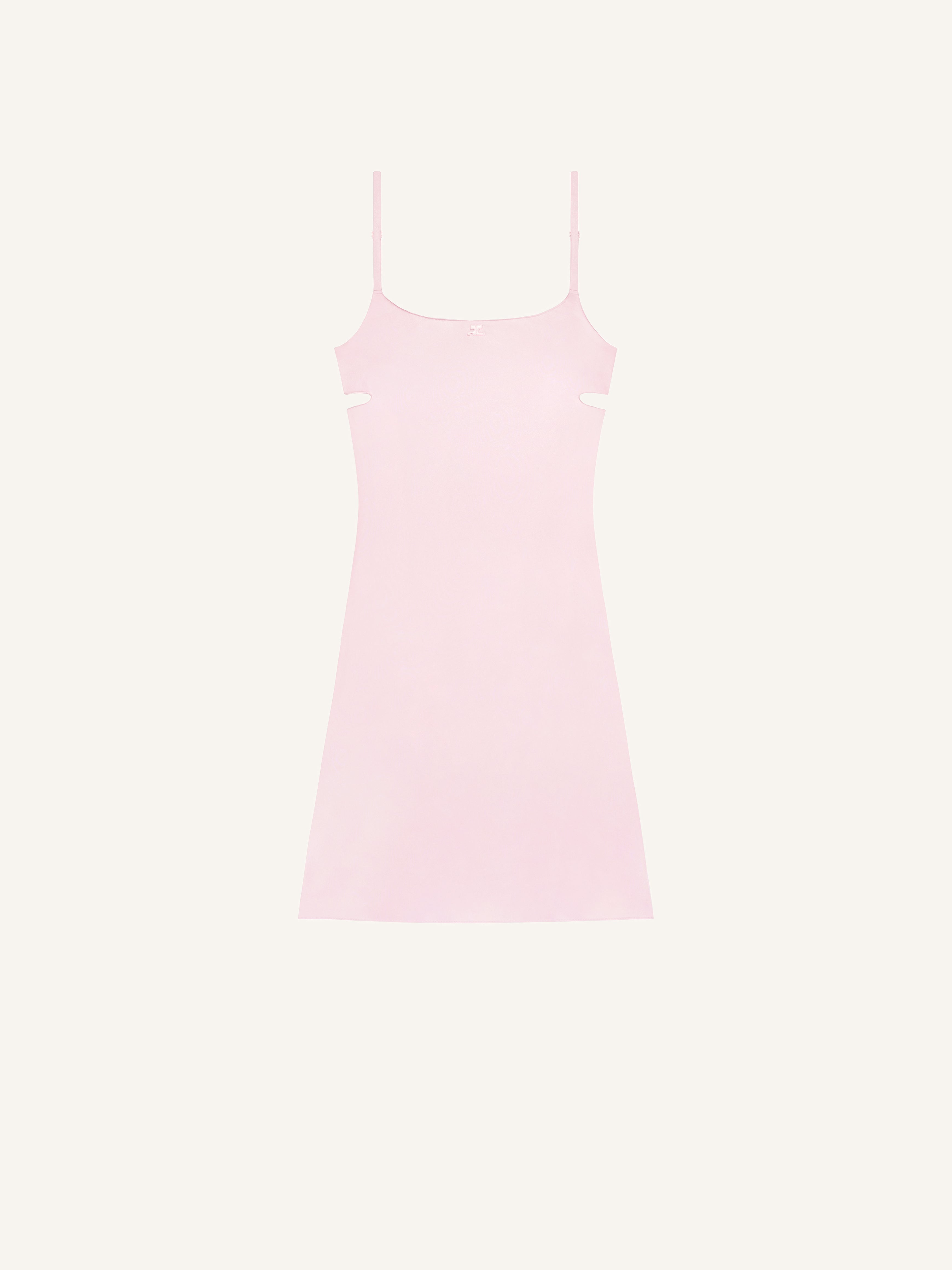 WOMEN - DRESS LINGERIE SILK PINK - Courrèges