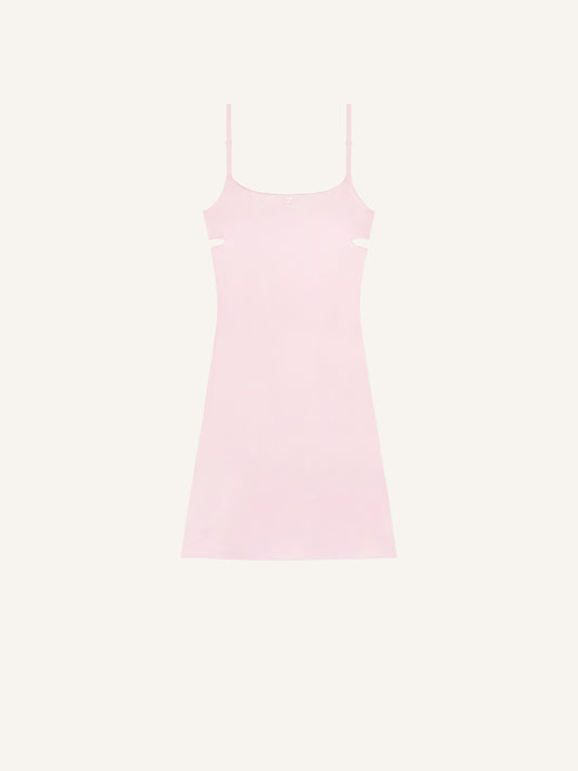 WOMEN - DRESS LINGERIE SILK PINK - Courrèges