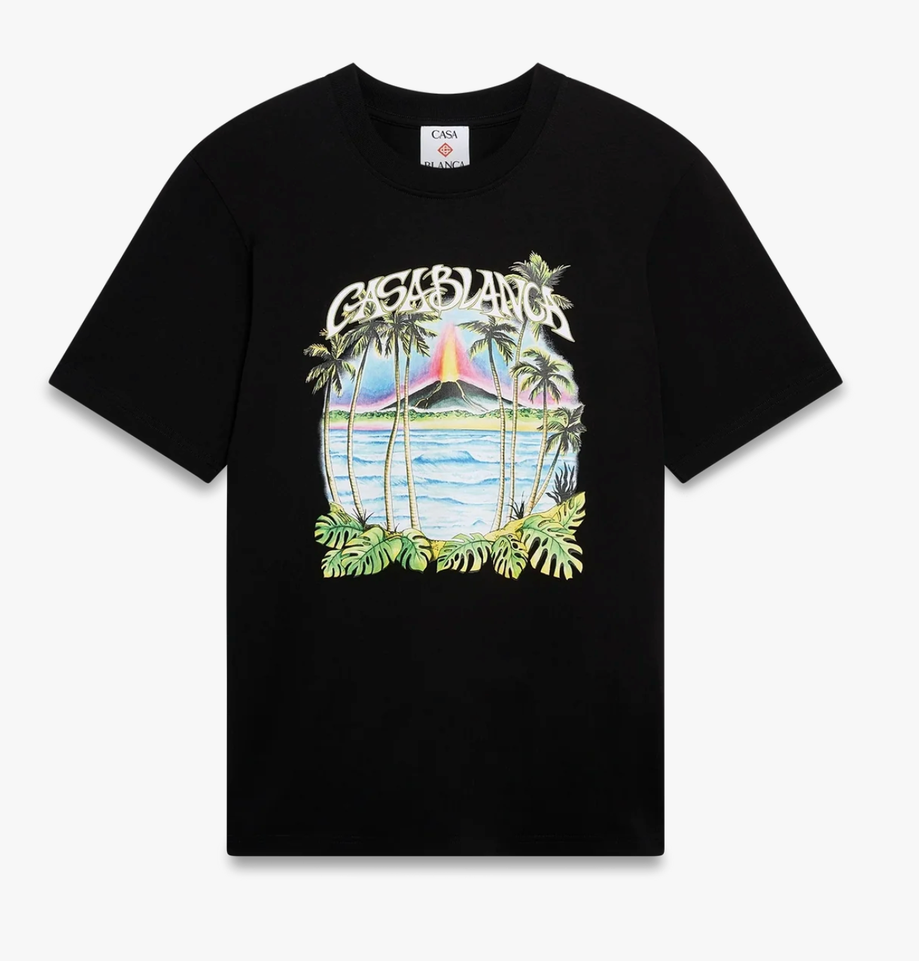 MEN - Volcano Short Sleeve T‑Shirt - Casa Blanca