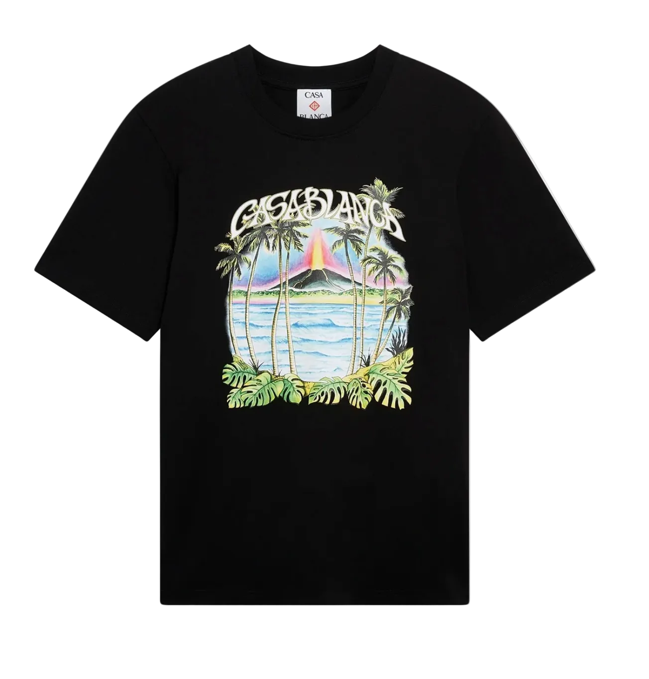 MEN - Volcano Short Sleeve T‑Shirt - Casa Blanca