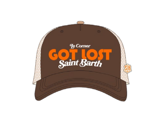 HAT - GOT LOST BROWN - Le Corner Saint Barth
