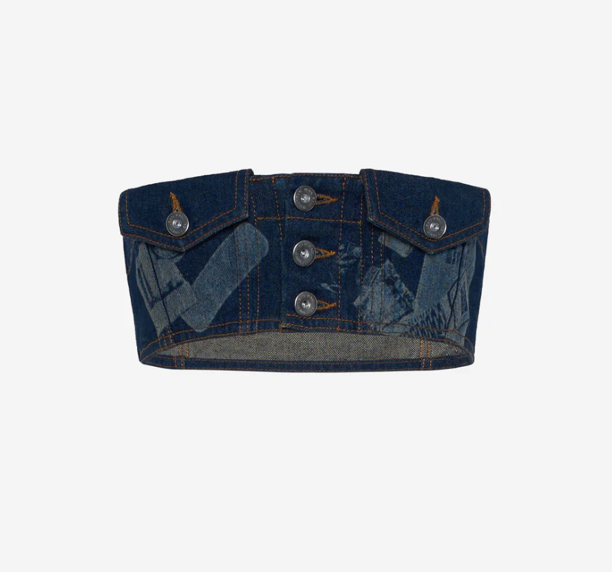 WOMEN - THE DENIM TROMPE L’ŒIL BRA - JPG