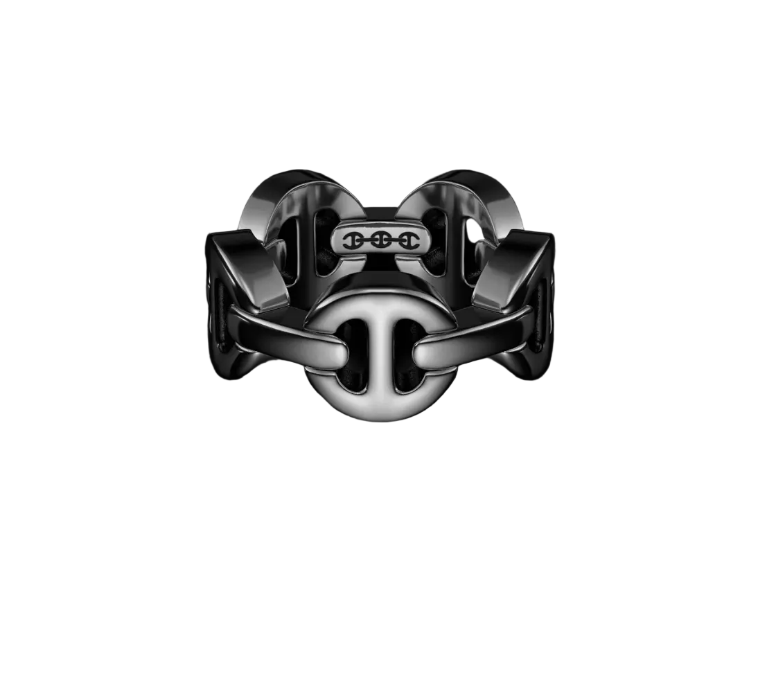 RING CLASSIC TRI-LINK SILVER - Hoorsenbuhs