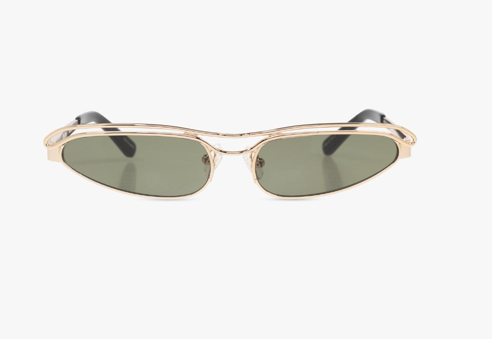 WOMEN - YELLOW GOLD SUNGLASSES - The Attico