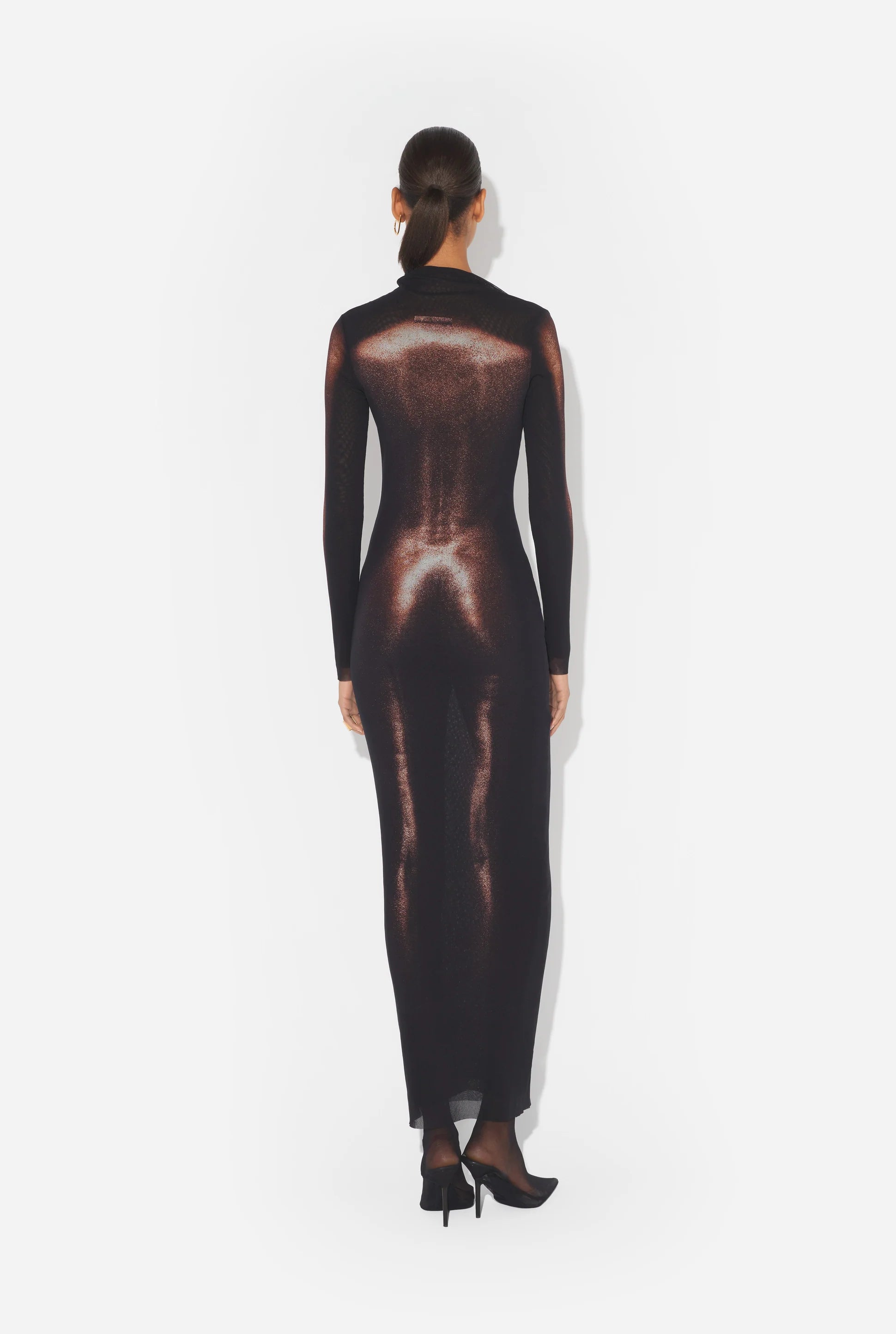 WOMEN - The Long Bronze Body Dust Dress - JPG