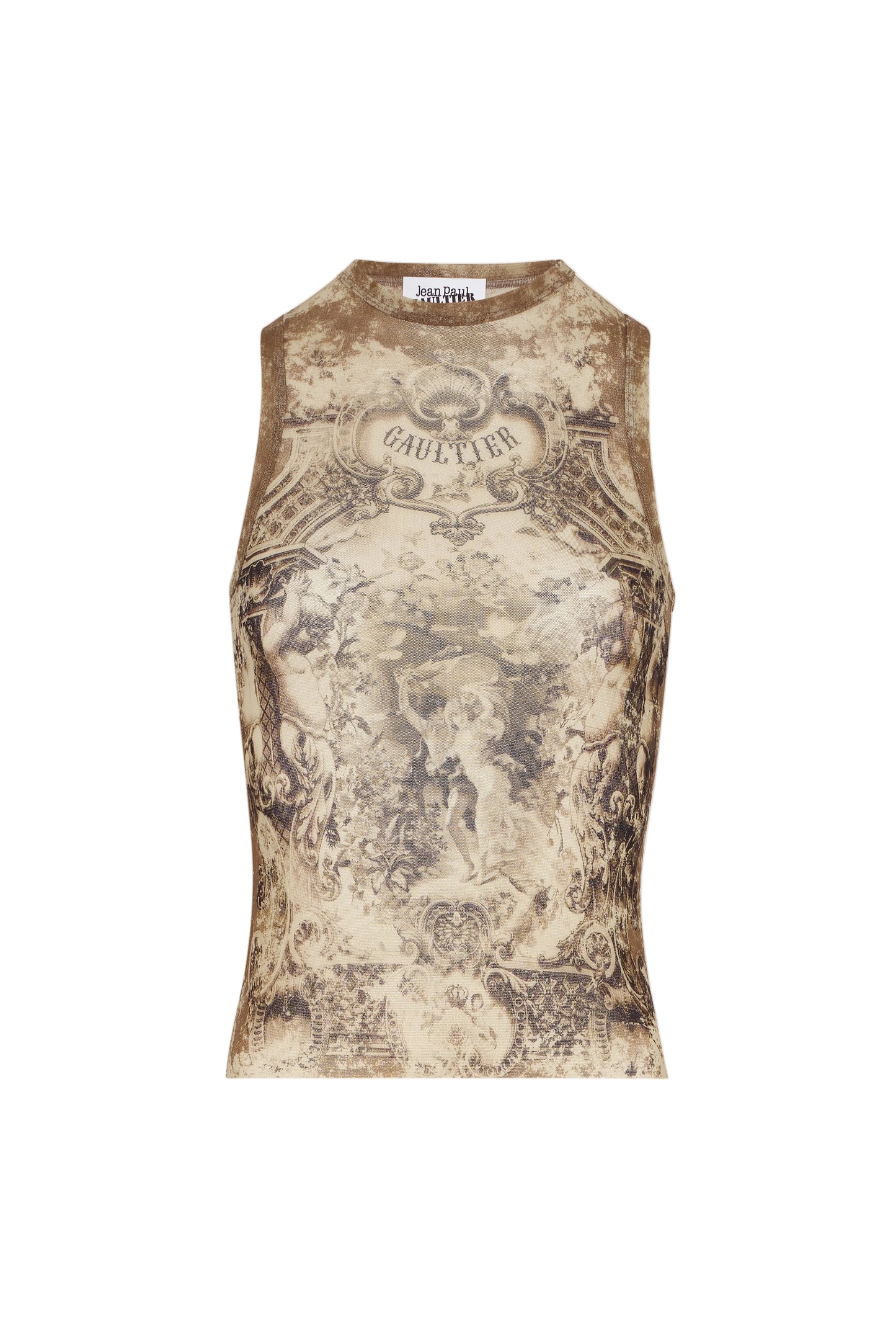 THE BEIGE MÉDAILLON TANK TOP - JPG