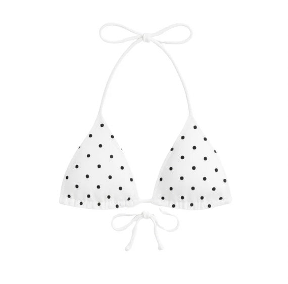 WOMEN - WHITE POLKA DOT TOP - Morphology