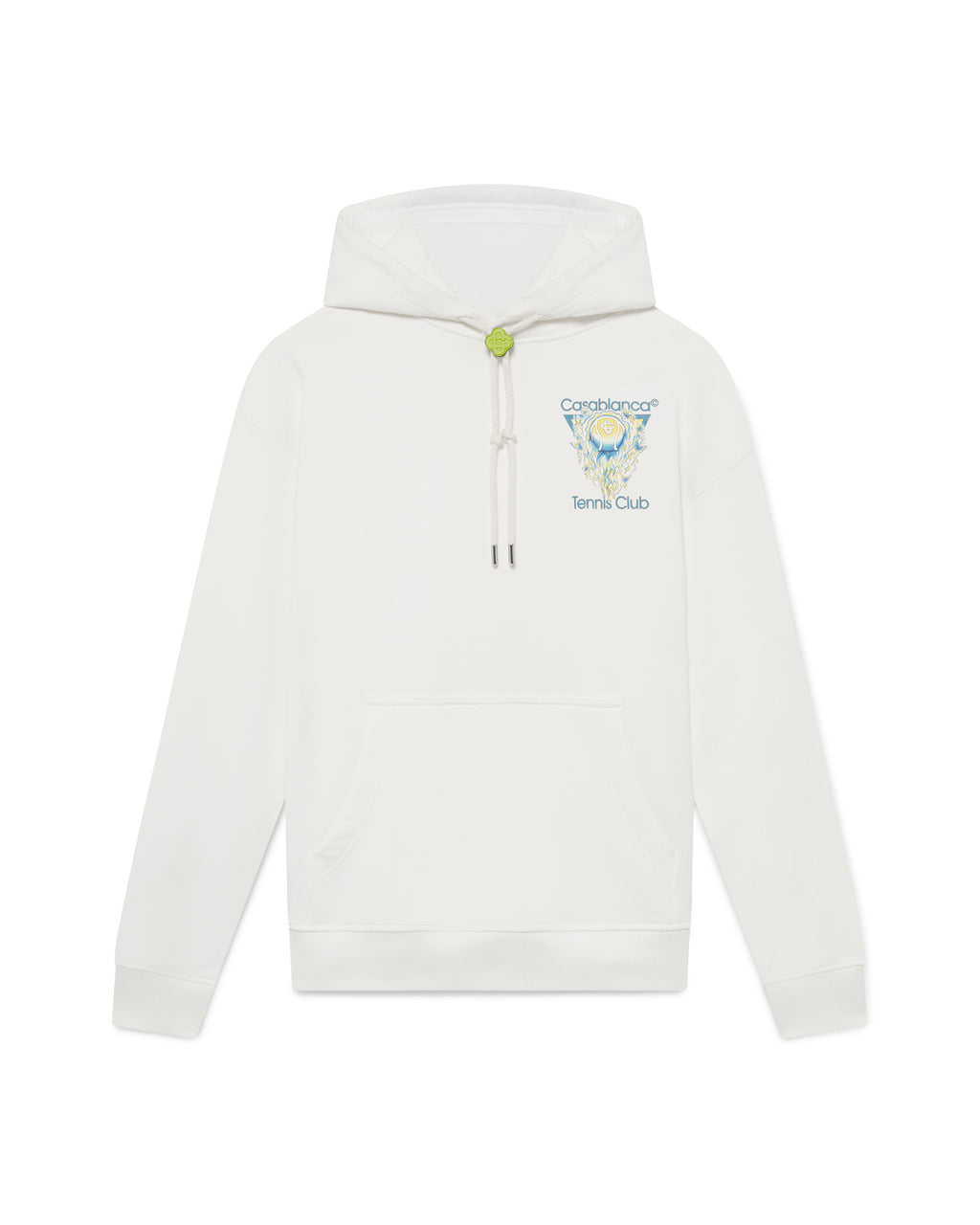 MEN - HOODIE L'ARCHE DE TENNIS White/Blue - Casa Blanca