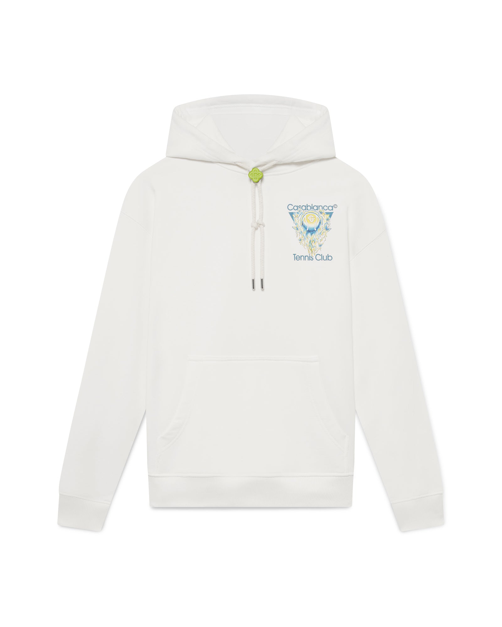MEN - HOODIE L'ARCHE DE TENNIS White/Blue - Casa Blanca