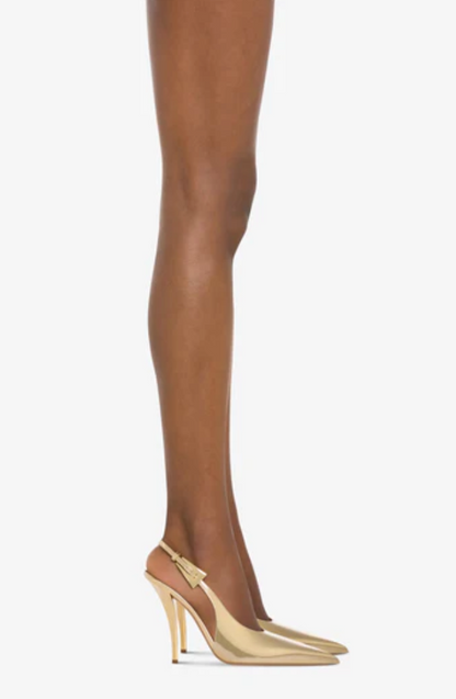 WOMEN - JESSICA SLINGBACK 105 GOLD - Paris Texas