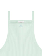 WOMEN - SIGNATURE POINTY RIB KNIT TOP LIGHT MINT - Courrèges