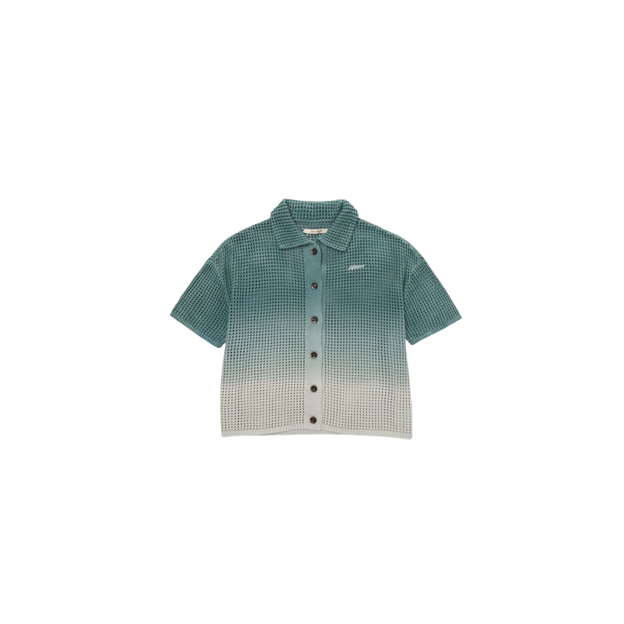 WOMEN - SHIRT CROCHE OMBRE GREEN - HTG