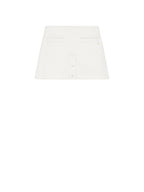 WOMEN - BUTTONED TWEED MINI SKIRT WHITE - Courrèges