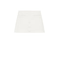 WOMEN - BUTTONED TWEED MINI SKIRT WHITE - Courrèges