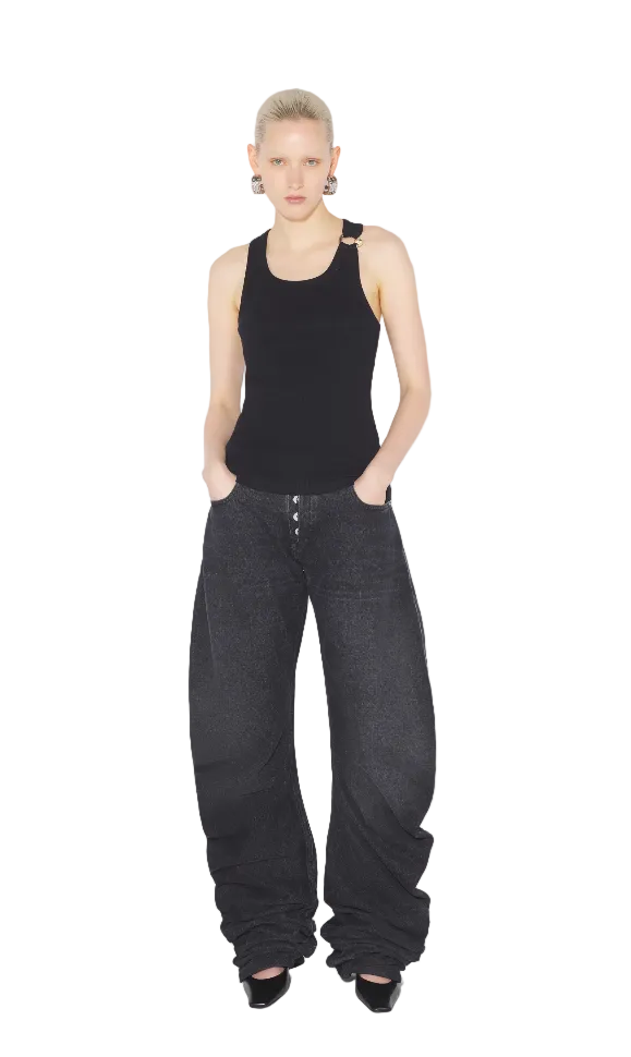 THE BLACK PIERCING TANK TOP - JPG