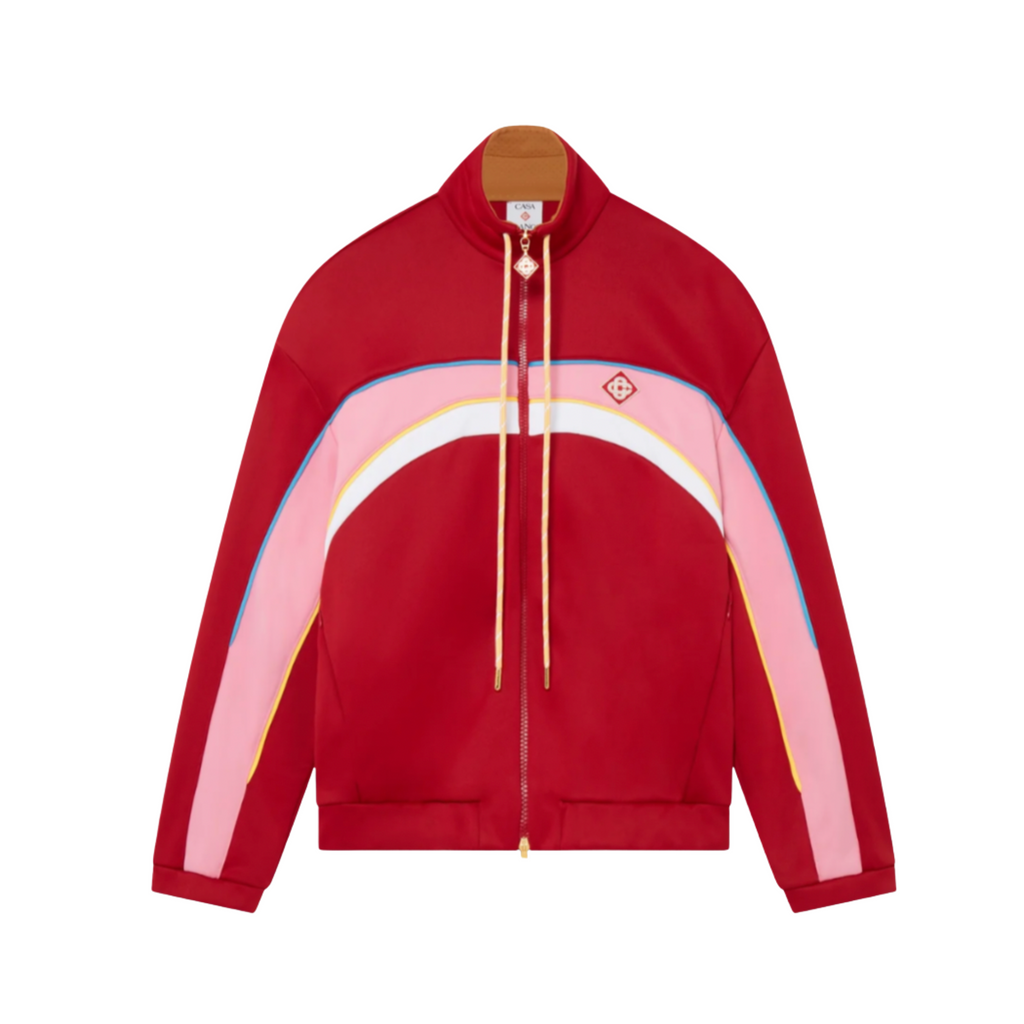 WOMEN - JACKET TRICO OVERSIZED TRACK Red - Casa Blanca