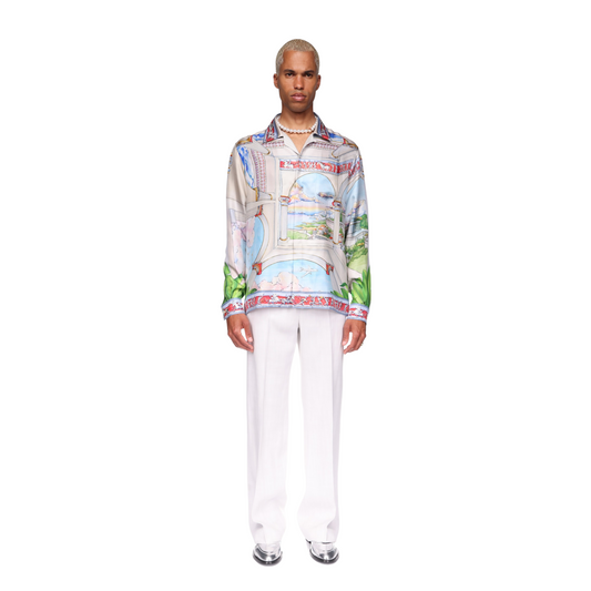 MEN - Longsleeve Shirt Silk Le Passage - Casa Blanca