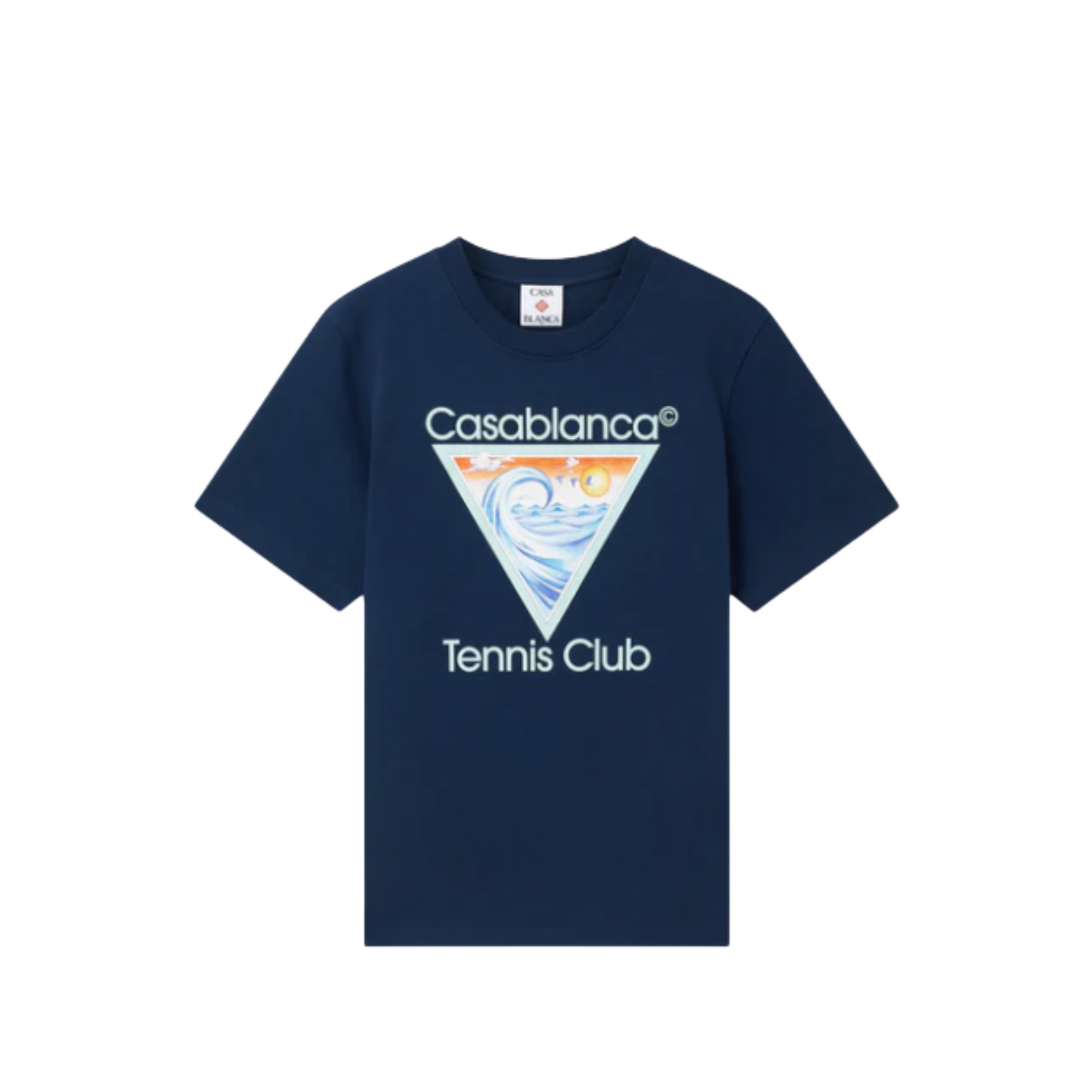 MEN -TENNIS CLUB ICON PRINTED T-SHIRT marine/blue - Casa Blanca