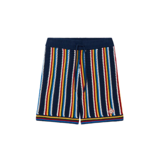 MEN - Short Crochet black/Multi - Casa Blanca