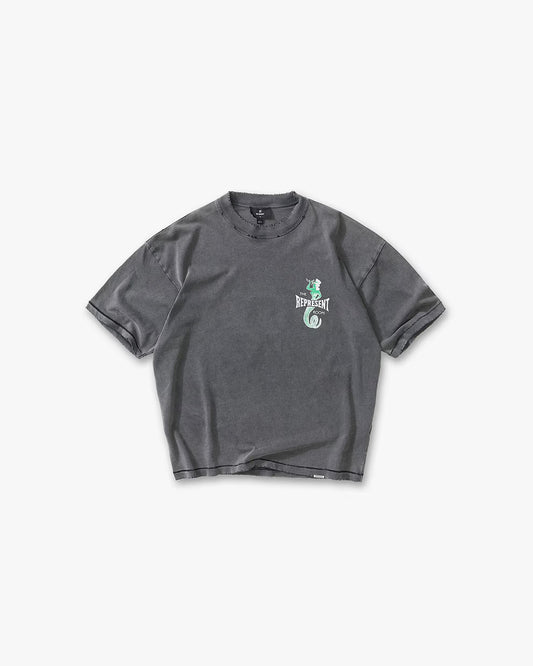 MEN  - T-SHIRT X THE VIPER ROOM DICE VINTAGE GREY - Represent